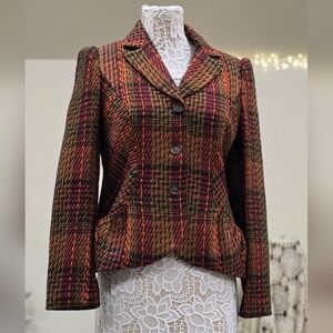 Sandra & Andre Vintage Multi Color Tweed Blazer & Pencil Skirt